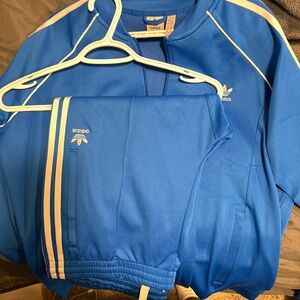 Adidas Blue Tracksuit